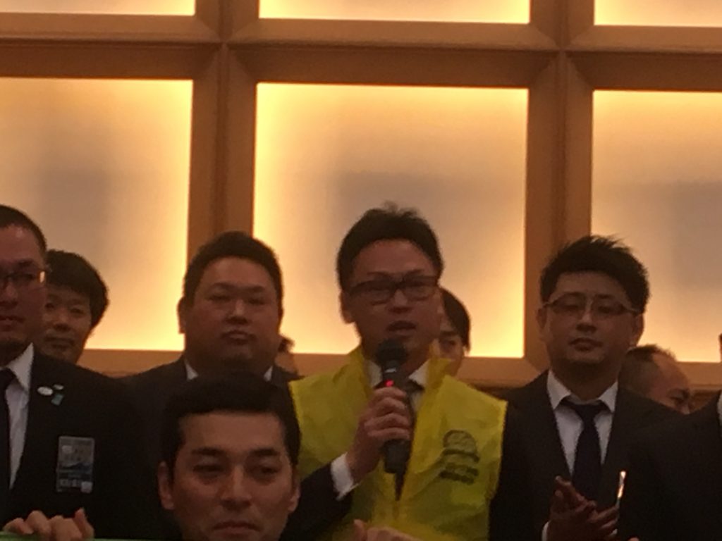 瀬戸青年会議所からブロック大会運営委員会に副委員長として出向している伊藤君一君